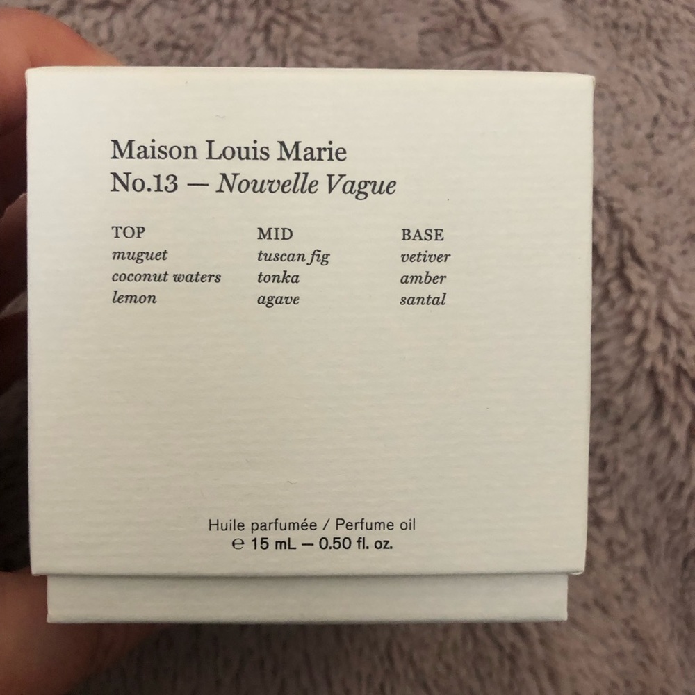 Maison Louis Marie No. 13 Nouvelle Vague 15ml perfume oil